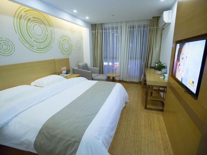 Greentree Inn Hefei Feixi County South Jinzhai Road Jinyun International Business Hotel Sanshigang Bagian luar foto
