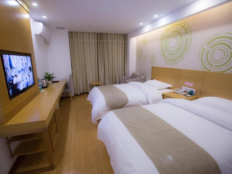 Greentree Inn Hefei Feixi County South Jinzhai Road Jinyun International Business Hotel Sanshigang Bagian luar foto