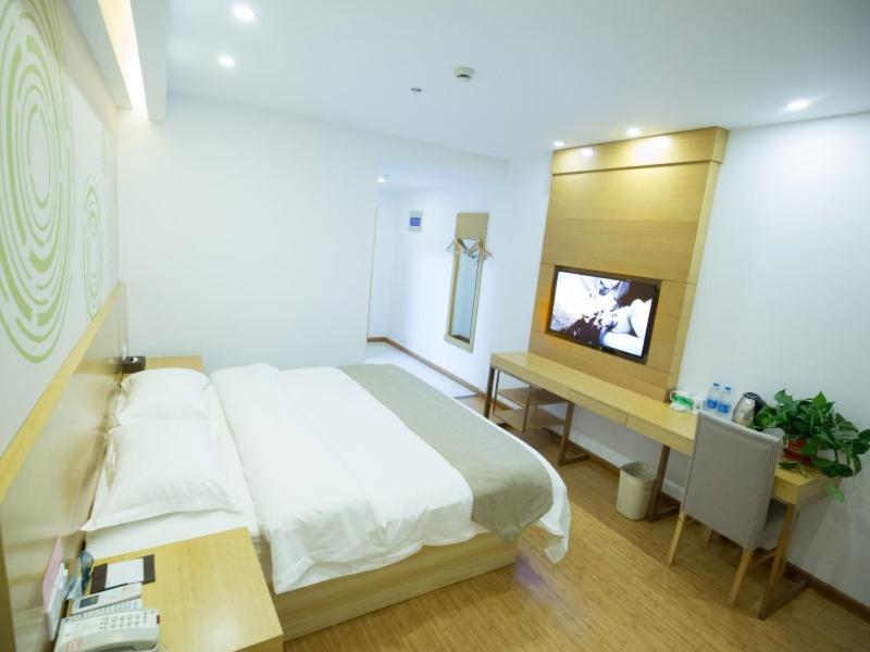 Greentree Inn Hefei Feixi County South Jinzhai Road Jinyun International Business Hotel Sanshigang Bagian luar foto